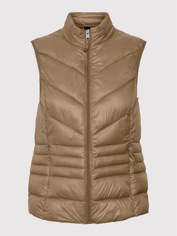 Vero Moda Vero Moda Елек Sorayasiv 10266966 Кафяв Regular Fit