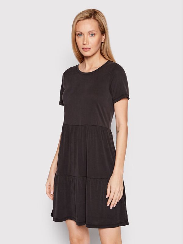 Vero Moda Vero Moda Ежедневна рокля Filli Calia 10248703 Черен Relaxed Fit