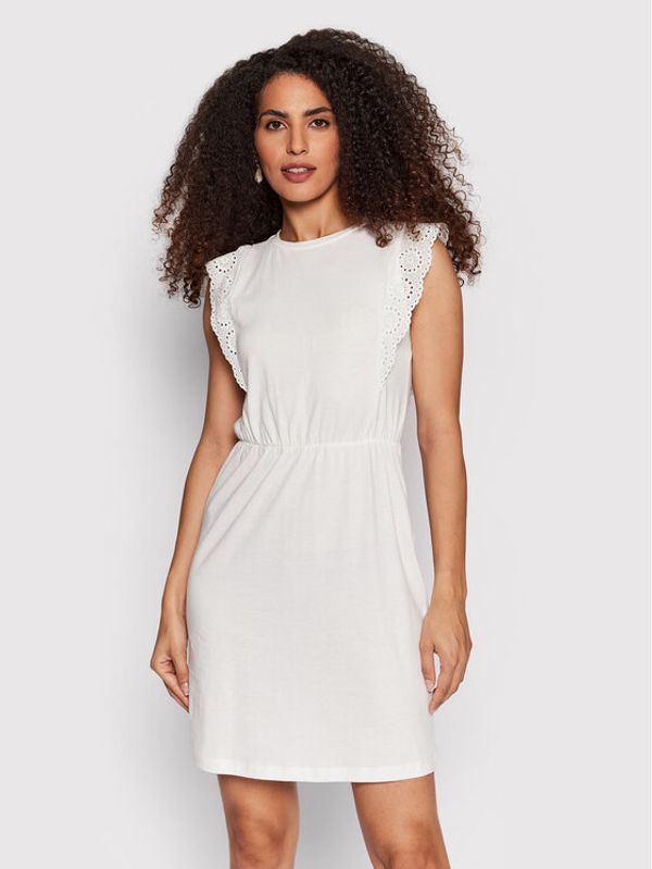 Vero Moda Vero Moda Ежедневна рокля Hollyn 10265206 Бял Regular Fit