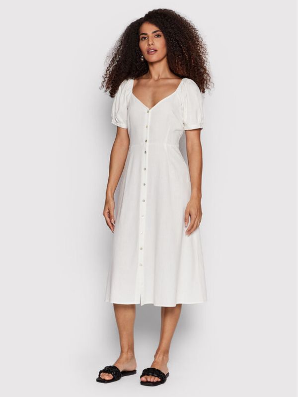 Vero Moda Vero Moda Ежедневна рокля Jesmilo 10260300 Бял Regular Fit