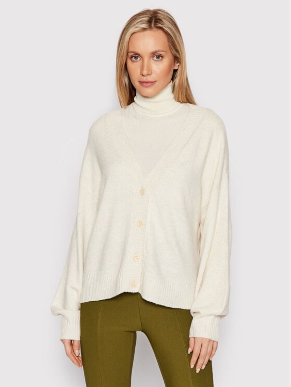 Vero Moda Vero Moda Кардиган Doffy 10259445 Бежов Relaxed Fit