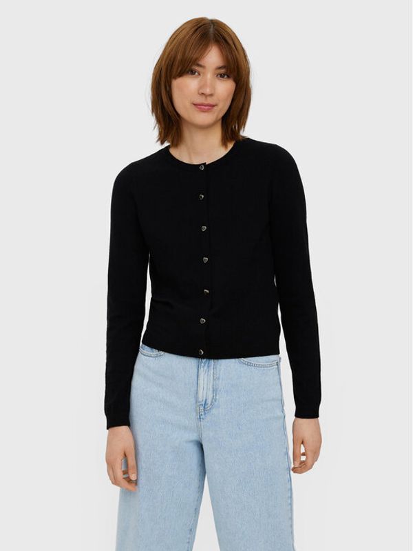 Vero Moda Vero Moda Кардиган Karis 10268702 Черен Regular Fit