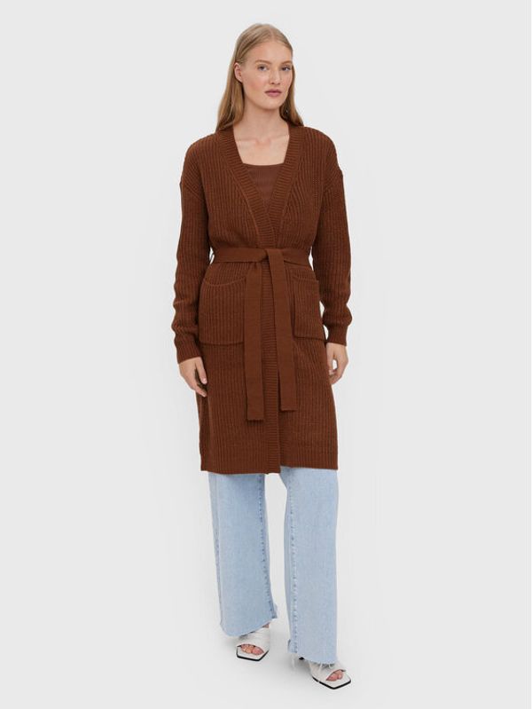 Vero Moda Vero Moda Кардиган Sayla 10268501 Кафяв Regular Fit