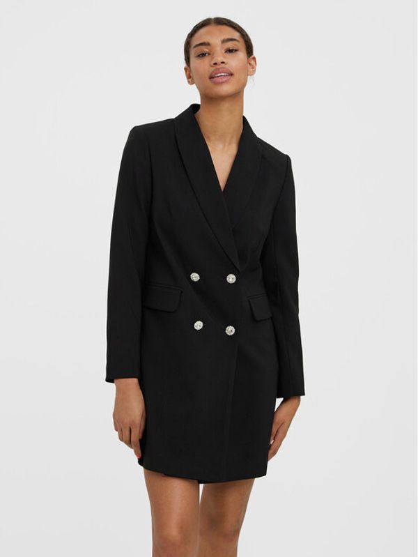 Vero Moda Vero Moda Коктейлна рокля Katerine 10277425 Черен Loose Fit