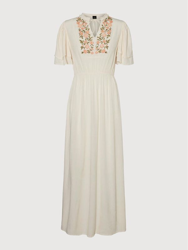 Vero Moda Vero Moda Лятна рокля Gina 10277291 Бежов Regular Fit