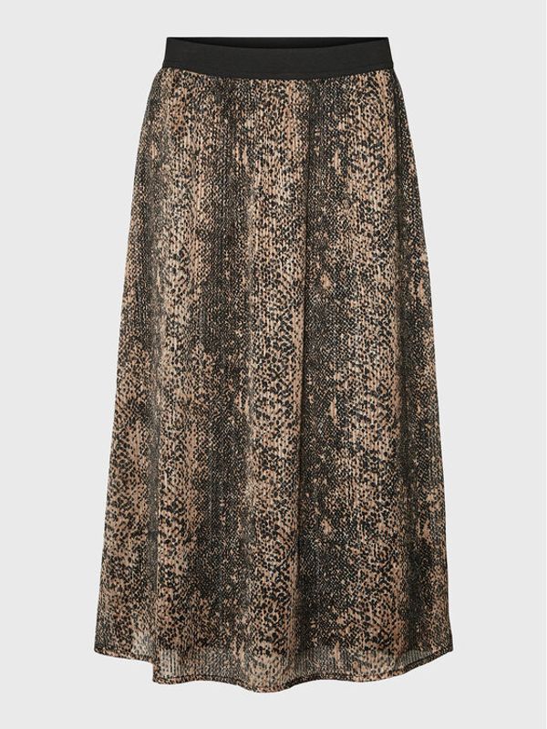 Vero Moda Vero Moda Миди пола Nala 10278777 Кафяв Regular Fit