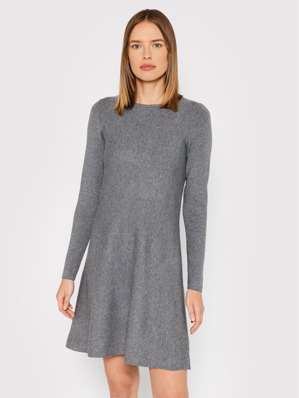 Vero Moda Vero Moda Плетена рокля Nancy 10206027 Сив Relaxed Fit