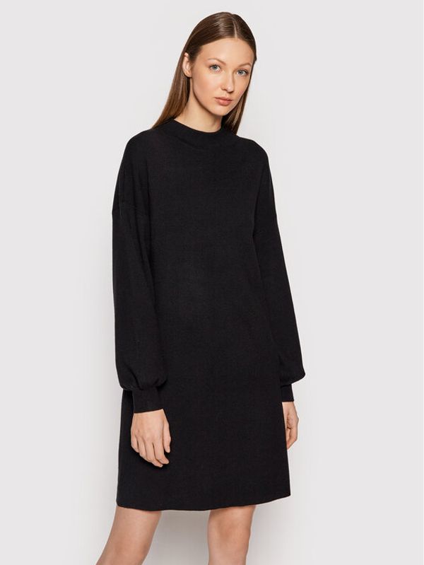 Vero Moda Vero Moda Плетена рокля Nancy 10249116 Черен Relaxed Fit