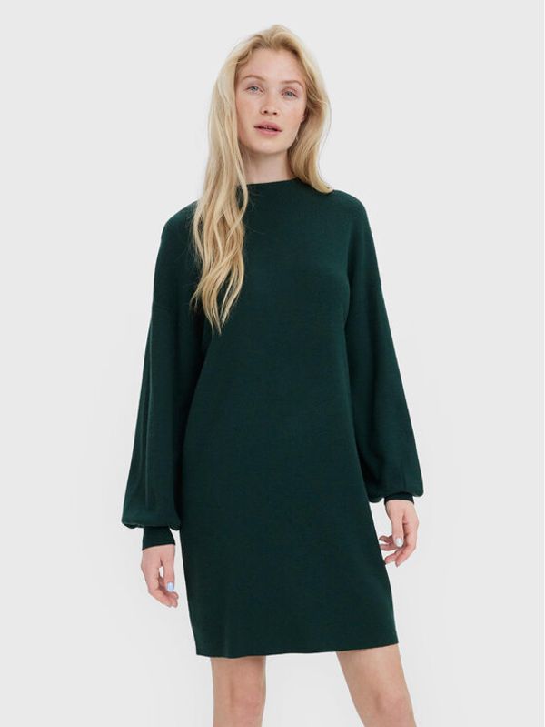 Vero Moda Vero Moda Плетена рокля Nancy 10249116 Зелен Relaxed Fit
