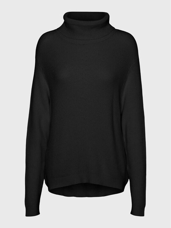 Vero Moda Vero Moda Поло Holly 10268920 Черен Relaxed Fit