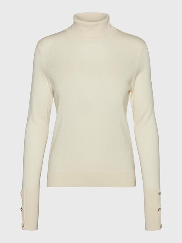 Vero Moda Vero Moda Поло New Milda 10268155 Екрю Regular Fit