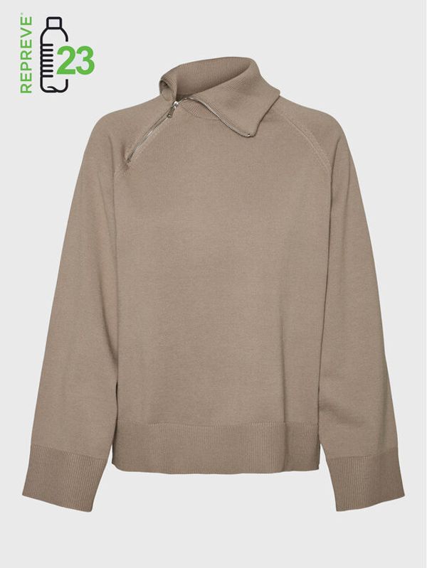 Vero Moda Vero Moda Поло Vivan 10271449 Бежов Regular Fit