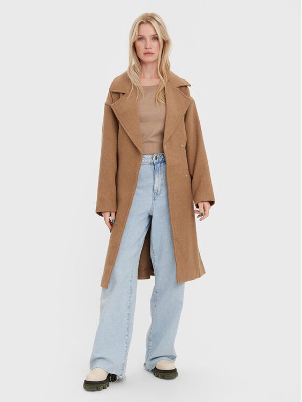 Vero Moda Vero Moda Преходно палто Edna 10267445 Кафяв Regular Fit