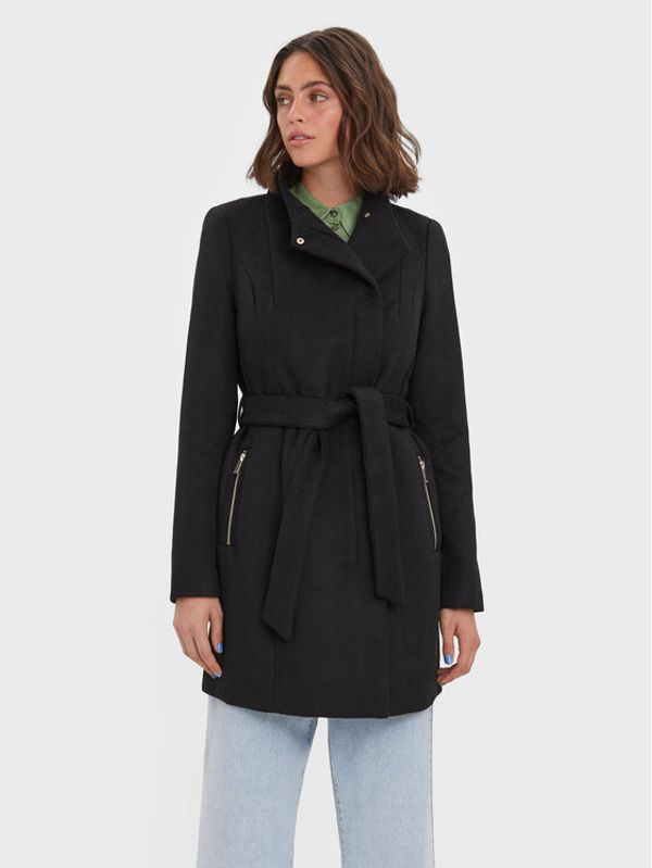 Vero Moda Vero Moda Преходно палто Twodope 10237744 Черен Regular Fit