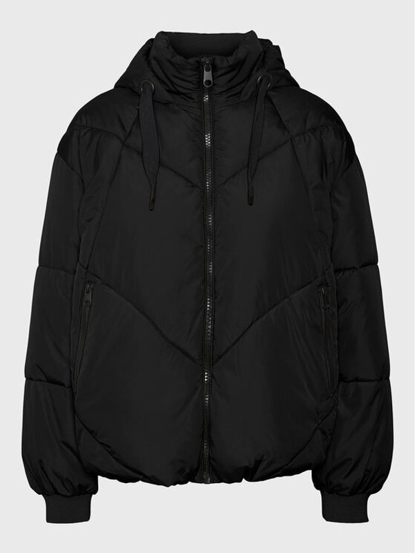Vero Moda Vero Moda Пухено яке Beverly 10267111 Черен Regular Fit