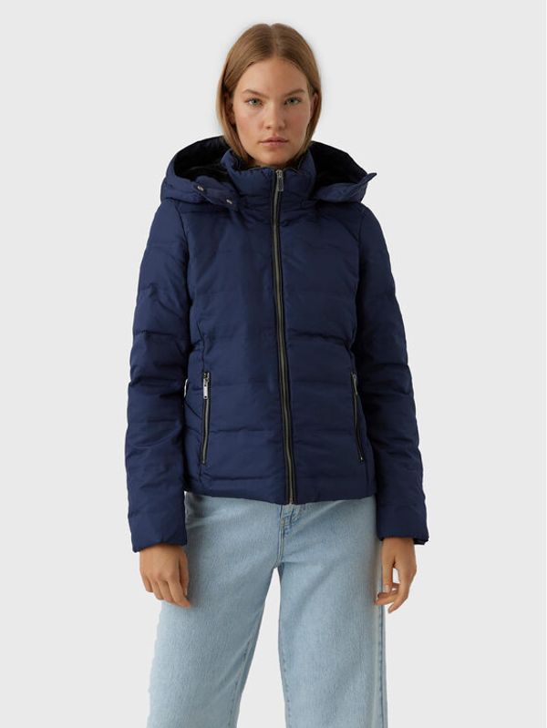 Vero Moda Vero Moda Пухено яке Dolly 10247684 Тъмносин Regular Fit