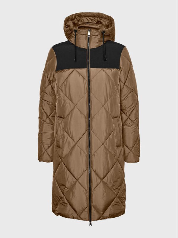 Vero Moda Vero Moda Пухено яке Liberty 10270240 Бежов Regular Fit