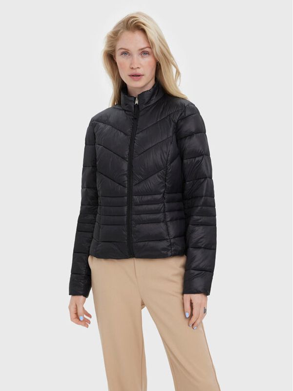 Vero Moda Vero Moda Пухено яке Sorayasiv 10266965 Черен Regular Fit