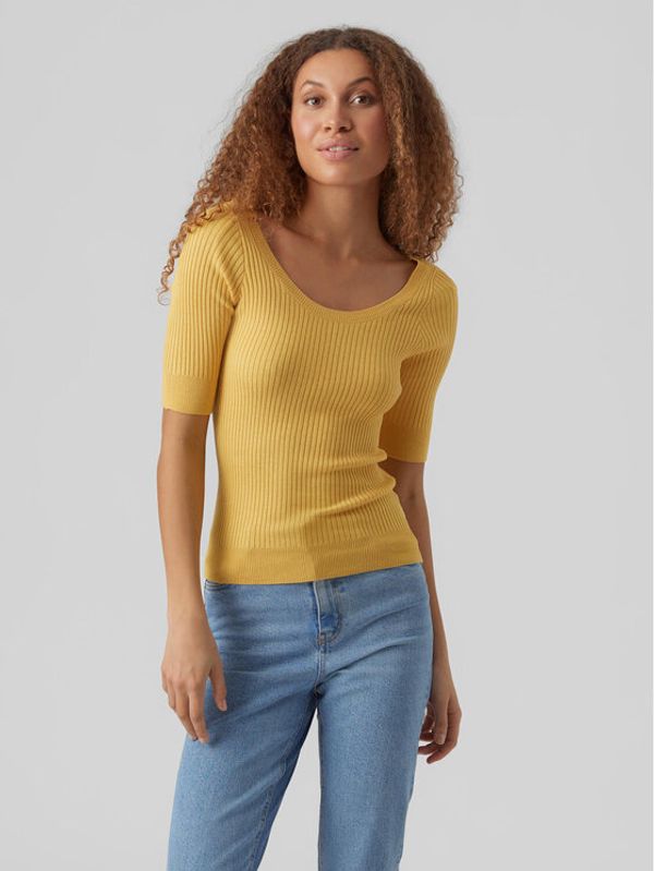 Vero Moda Vero Moda Пуловер 10277850 Жълт Regular Fit
