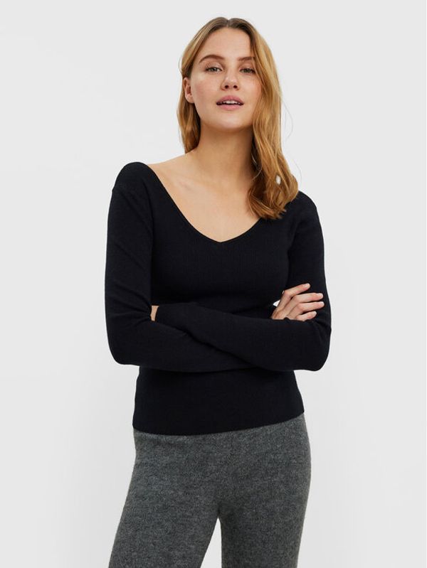 Vero Moda Vero Moda Пуловер Gold 10257154 Черен Regular Fit