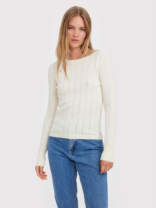 Vero Moda Vero Moda Пуловер Karis 10268004 Бежов Regular Fit