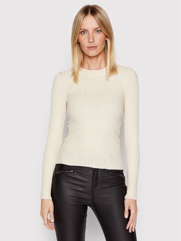 Vero Moda Vero Moda Пуловер Kiki 10257763 Бежов Slim Fit