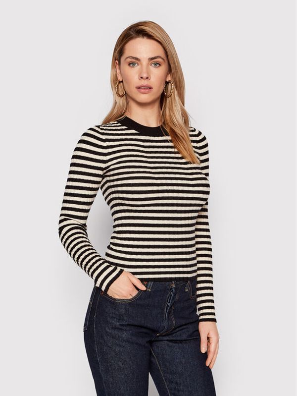 Vero Moda Vero Moda Пуловер Kiki 10257763 Черен Slim Fit
