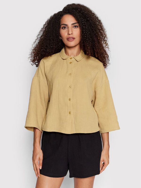 Vero Moda Vero Moda Риза Natali 10262929 Бежов Relaxed Fit