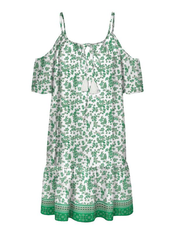 Vero Moda Vero Moda Рокля 10283061 Зелен Relaxed Fit