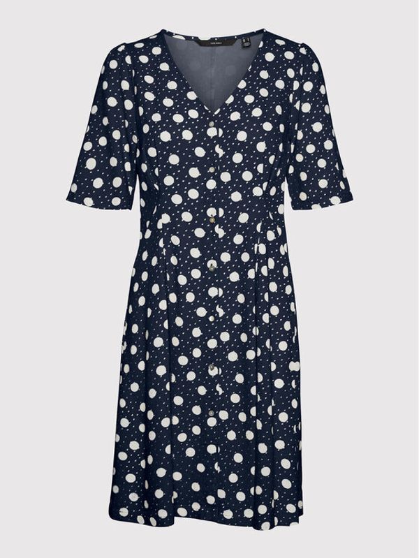 Vero Moda Vero Moda Рокля тип риза Jesmilo 10260355 Тъмносин Regular Fit