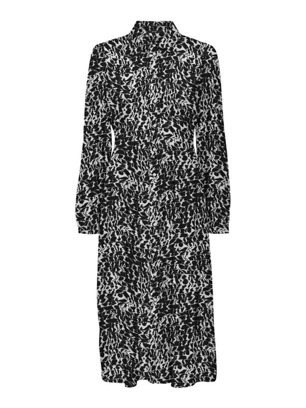 Vero Moda Vero Moda Рокля тип риза Rita 10282267 Черен Regular Fit