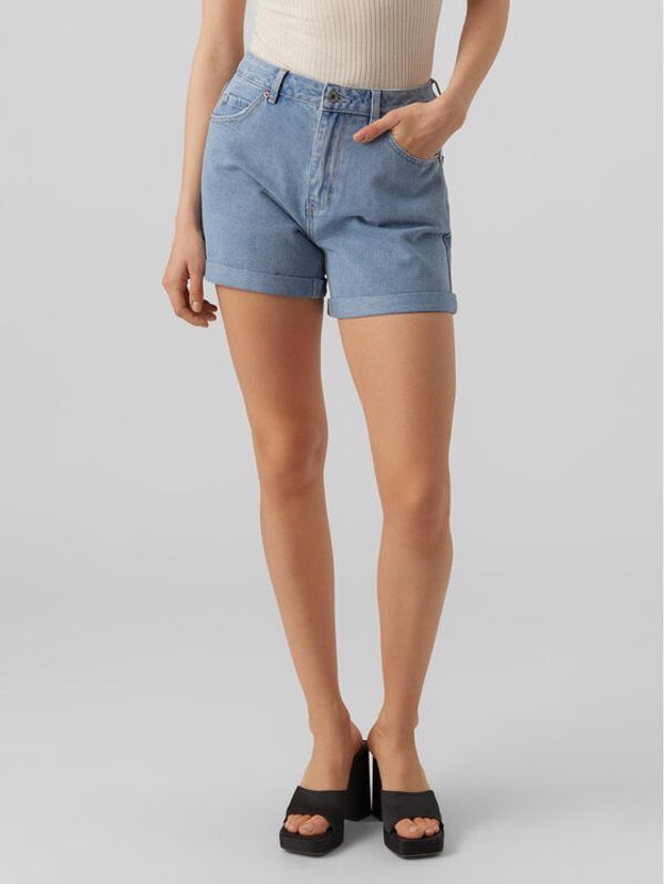 Vero Moda Vero Moda Шорти от плат 10279493 Син Loose Fit