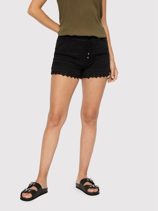 Vero Moda Vero Moda Шорти от плат Honey 10190155 Черен Regular Fit
