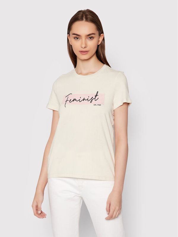 Vero Moda Vero Moda Тишърт Feminist 10262918 Сив Regular Fit