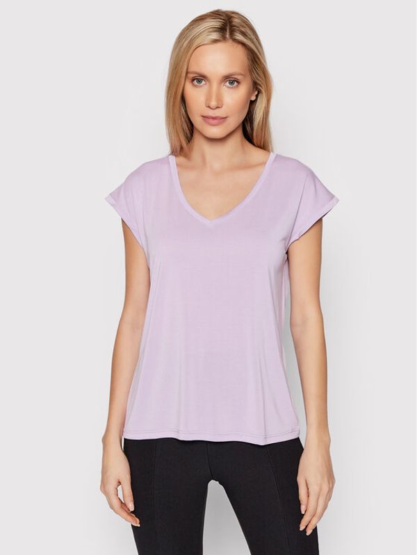 Vero Moda Vero Moda Тишърт Filli 10247666 Виолетов Regular Fit
