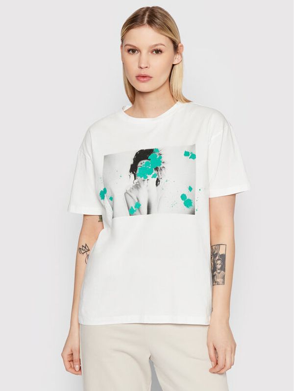 Vero Moda Vero Moda Тишърт Ibamia 10261039 Бял Regular Fit