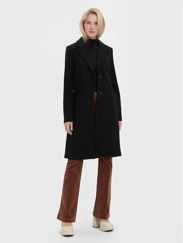 Vero Moda Vero Moda Вълнено палто Blaza 10267495 Черен Regular Fit
