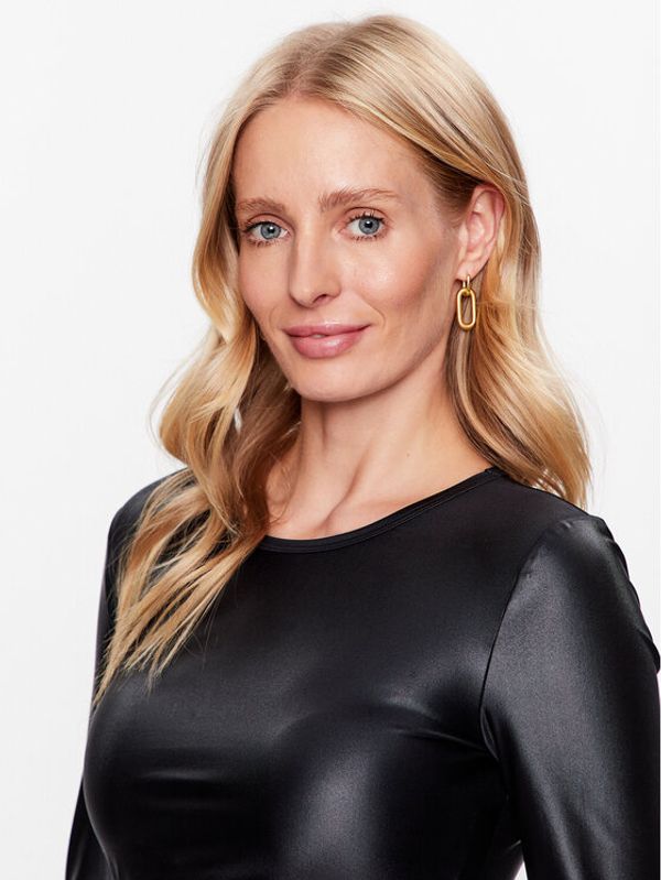 Versace Jeans Couture Versace Jeans Couture Блуза 74HAH218 Черен Regular Fit