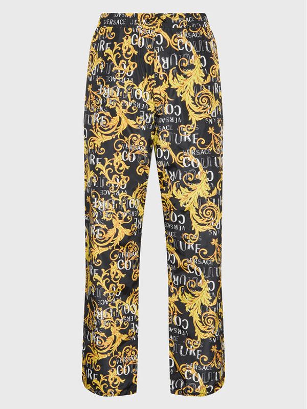 Versace Jeans Couture Versace Jeans Couture Долнище анцуг 74GAAD04 Черен Regular Fit