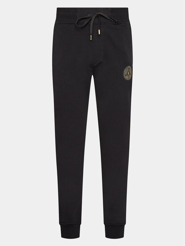 Versace Jeans Couture Versace Jeans Couture Долнище анцуг 74GAAY01 Черен Regular Fit