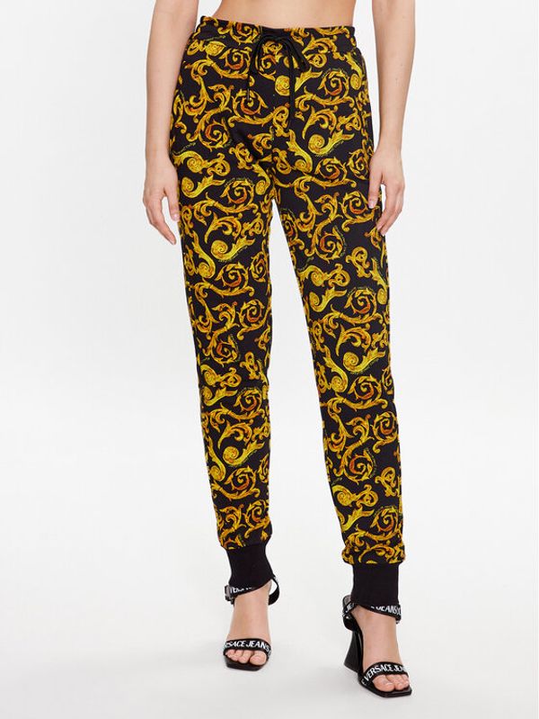 Versace Jeans Couture Versace Jeans Couture Долнище анцуг 74HAA310 Черен Regular Fit