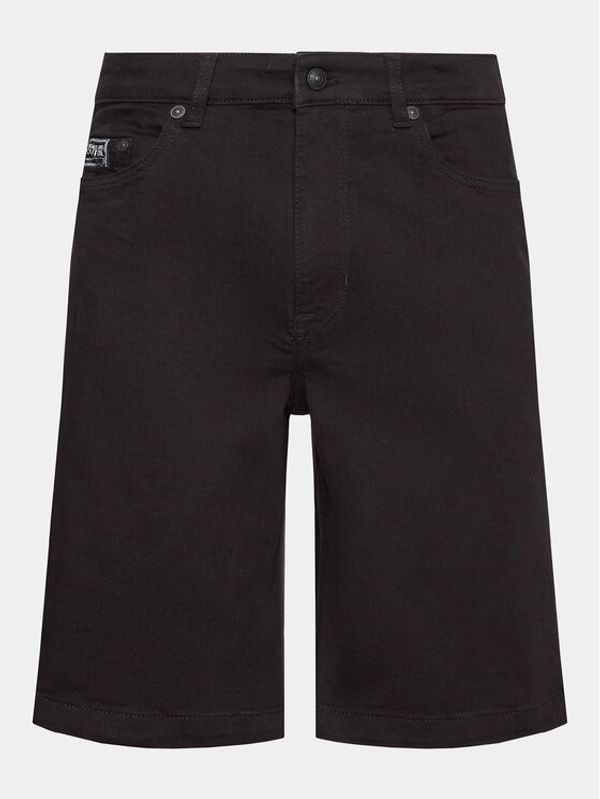 Versace Jeans Couture Versace Jeans Couture Дънкови шорти 74GAD589 Черен Regular Fit