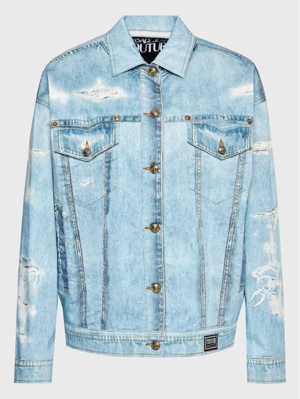Versace Jeans Couture Versace Jeans Couture Дънково яке 74HAS44P Син Regular Fit