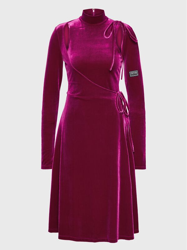 Versace Jeans Couture Versace Jeans Couture Ежедневна рокля 73HAO916 Бордо Regular Fit