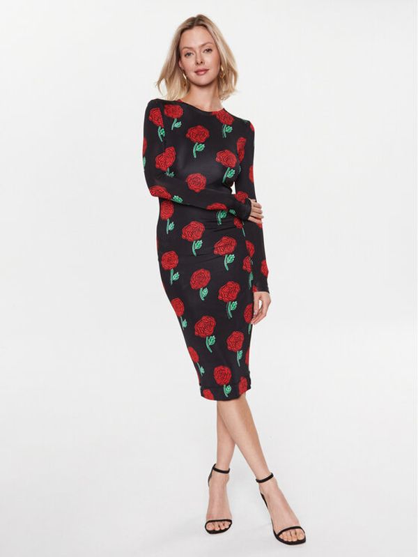 Versace Jeans Couture Versace Jeans Couture Ежедневна рокля 74HAO938 Черен Slim Fit