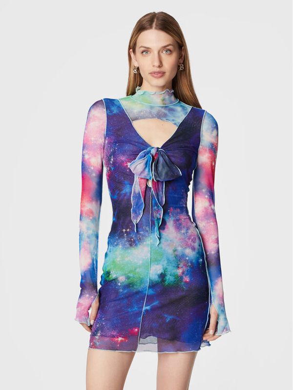 Versace Jeans Couture Versace Jeans Couture Ежедневна рокля Tulle 73HAO903 Виолетов Slim Fit