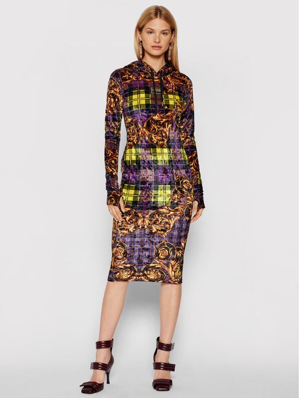Versace Jeans Couture Versace Jeans Couture Плетена рокля 71HAO927 Цветен Regular Fit