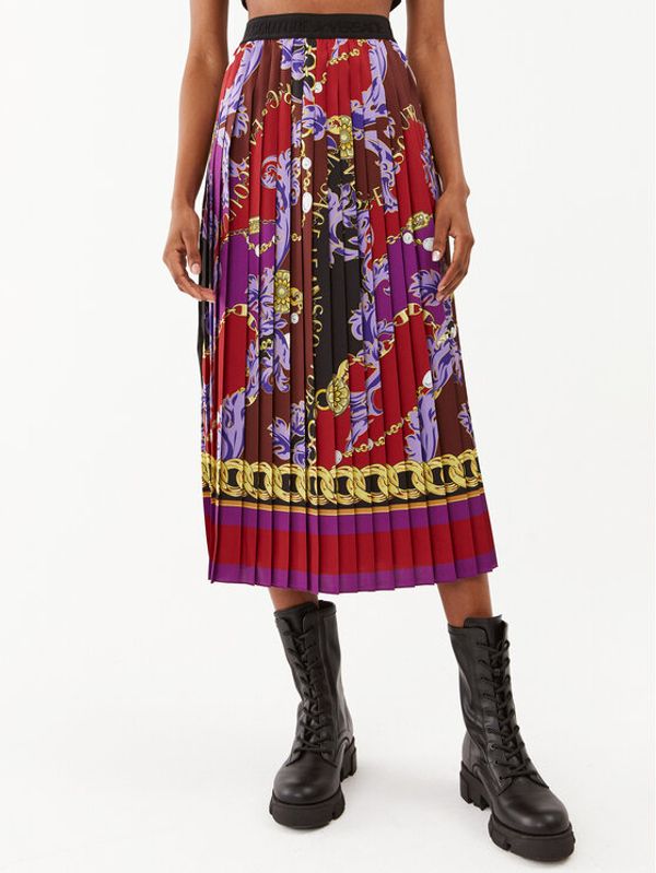 Versace Jeans Couture Versace Jeans Couture Плисирана пола 75HAE8A5 Цветен Regular Fit