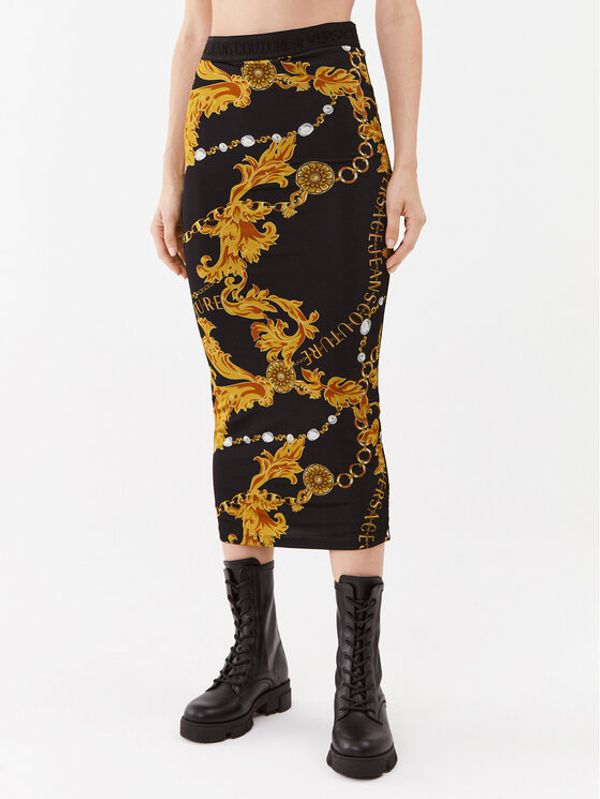 Versace Jeans Couture Versace Jeans Couture Пола тип молив 75HAE8A6 Черен Slim Fit