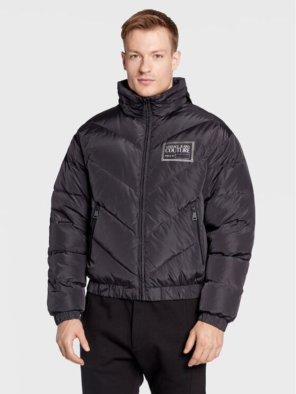 Versace Jeans Couture Versace Jeans Couture Пухено яке 73GAU4D4 Черен Regular Fit